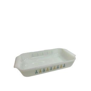 Anchor Hocking Fire-King 1 1/2 Quart USA Candle Glow #432 Baking Dish‎